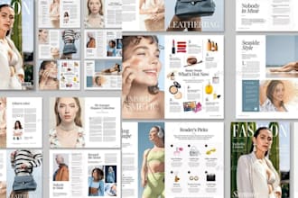design product catalog catalogue lookbook, yearbook, photobook layout brochure