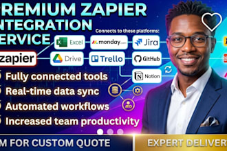 integrate zapier excel monday jira google drive trello github todoist notion crm