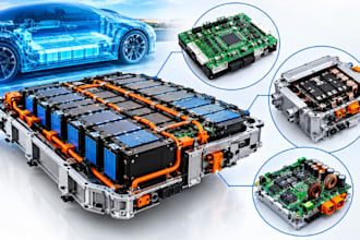 design your ev bms, lithium battery pack and power electronics circuit