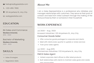 write or improve your professional CV and resume