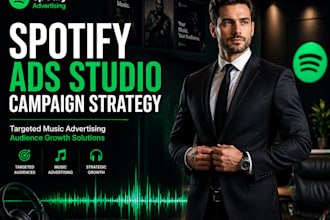 create and optimize spotify ads studio campaigns for music promotion