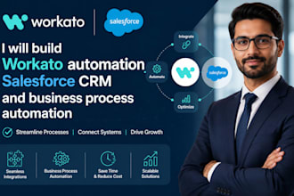 build workato automation salesforce CRM and business process automation