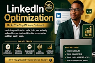 re optimize your linked in profile and enhance linkedin visibilty