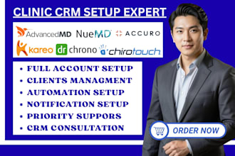 setup kareo advancedmd drchrono accuro nuemd chirotouch for medical practice