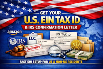 get your ein USA tax id and confirmation letter from irs