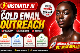 instantly ai for cold email outreach warmup sendgrid gmass