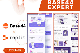 create a base44 web app base44 website or replit ai app with vibe coding