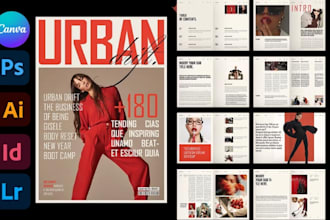 design digital lookbook product catalog fashion magazine flipbook canva ebook