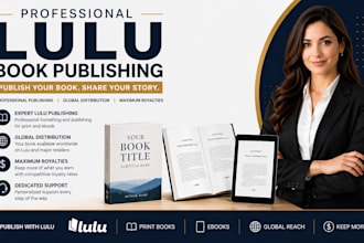 format your book for amazon kdp lulu book publishing print ready pdf book layout