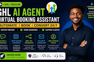 provide gohighlevel ai agent virtual booking assistant setup