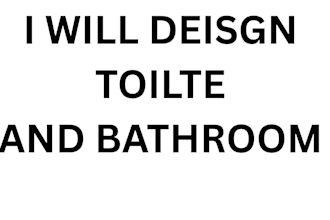 design bathroom, toilet restroom and rendering  toilet