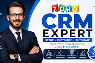 design and setup zoho CRM website
