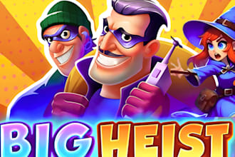 make outstanding steam capsule cover character design game art banner and header