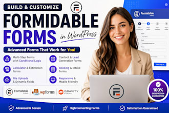 create and fix formidable forms and multi step wordpress forms