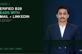 find verified b2b leads with email and linkedin for your target niche