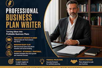 write sba loan ready business plan with financial projections