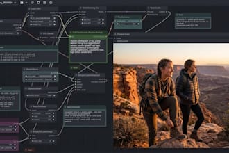 create efficient ai art automation workflow comfyui realistic ai influencer
