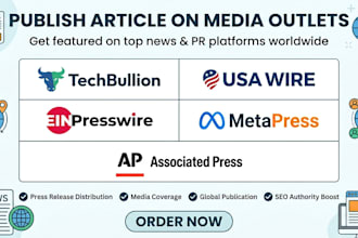 publish your article on high authority news and media websites