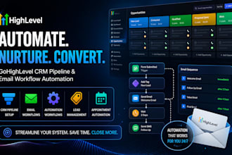 set up your gohighlevel CRM pipeline and automation