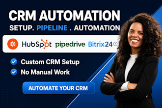 pipedrive crm bitrix24 hubspot zoho close crm jotform workflow zapier chatbot
