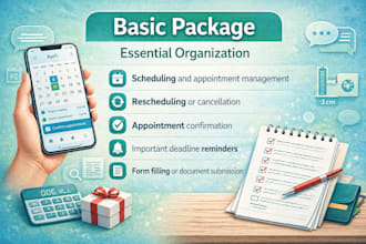 be your remote personal assistant basic package