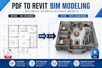 convert 2d drawing into precise revit bim models