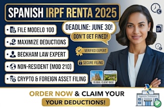 file your 2025 spanish renta irpf tax return and maximize your refund