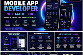 develop a cross platform mobile app using net maui and csharp