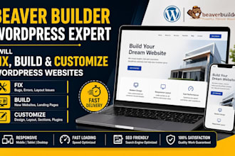 fix, build and customize wordpress website in beaver builder