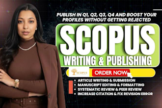 write edit and publish your manuscript in scopus without rejection, peer review