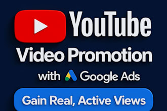 do organic youtube video promotion through google ads