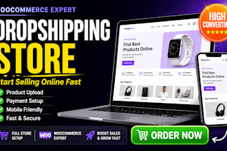 build a high converting woocommerce dropshipping store