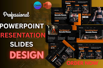 design powerpoint presentation, company profile, sales deck, google slide, ppt