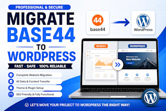 migrate base44 to wordpress base44 expert base44 web app base44 bug fix