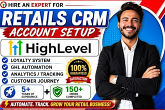 create retail CRM loyalty system ghl automation analytics sendlane gohighlevel