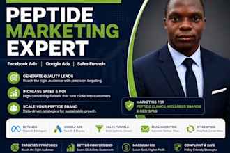 be your peptide clinic social media manager med spa marketing expert peptide ads