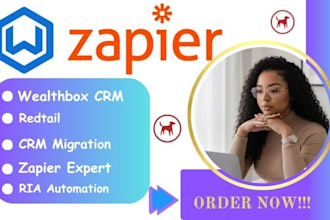 migrate your ria tech stack redtail to wealthbox zapier automation CRM workflow