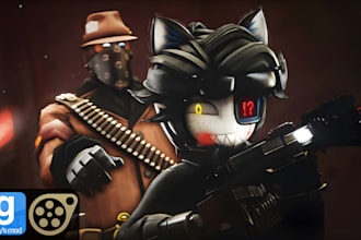 fix, convert, create custom models for sfm, gmod, fnaf, nsfw sfm model, mmd, vrc
