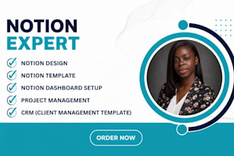 be your notion expert design notion template notion expert