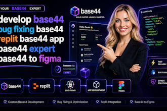 develop base44 bug fixing base44 replit base44 app base44 expert base44 to figma