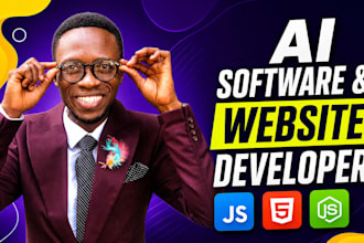 develop custom ai web application, ai website, chatbot and full integration