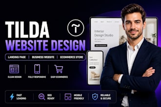 design tilda website tilda landing page design and tilda ecommerce website