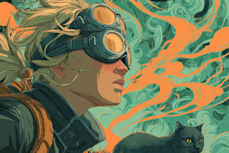 comic book illustration with comic book illustrator