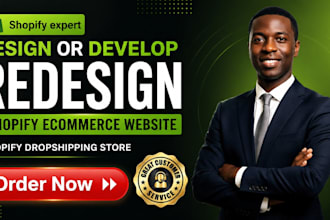 build shopify store ecommerce dropshipping store as a shopify expert