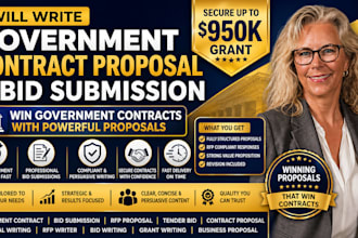 write government contract proposal and bid submission