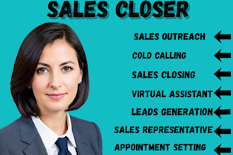 sales closer sales representative lead generation b2b sales agent sales rep