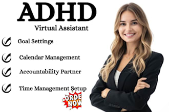 be your adhd virtual assistant, life coach and accountability coach