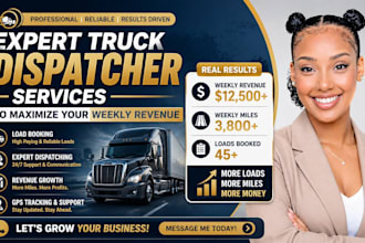 provide expert truck dispatcher services to maximize your weekly revenue