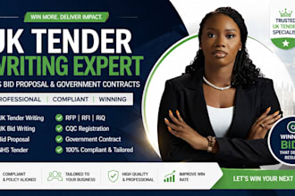 be UK tender writing nhs tender bid proposal rfp rfi cqc expert