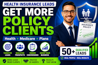 generate health insurance, medicare or health plan leads for insurance agents